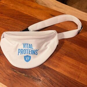 Vital Proteins White Fanny Pack